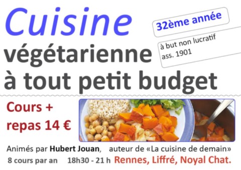 cours de cuisine végétarienne à Rennes
